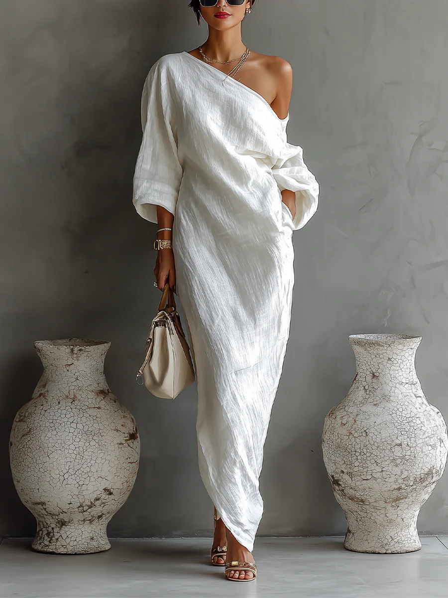 Seraphina | One-Shoulder Maxi Dress