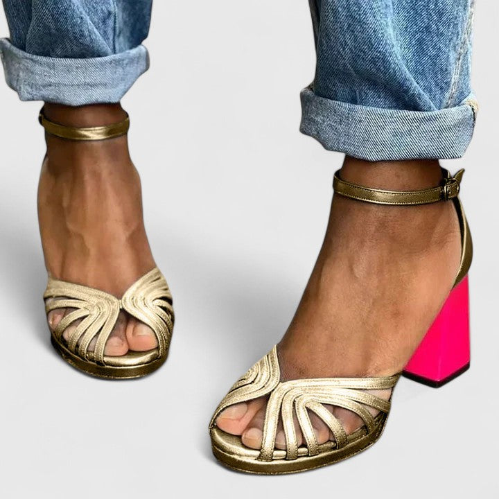 Hailey | Ankle Strap Heels