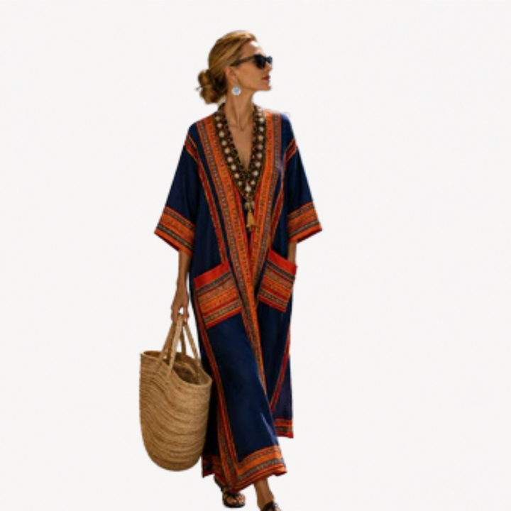 Serelune | Artisan Print Caftan