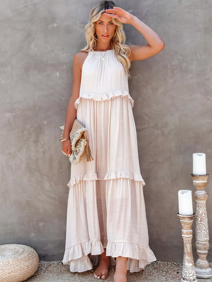 Cherry | Flow & Flutter Maxi Dress