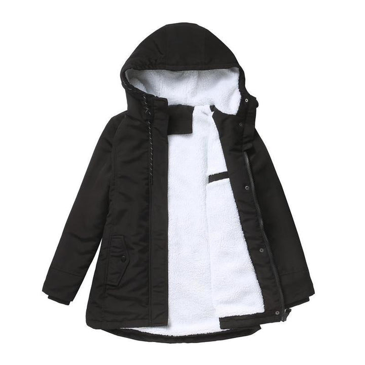 Charlotte | Thick Winter Coat with Hood and Quilted Lining
