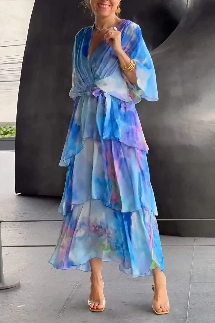 Genevieve | Chiffon Wrap Dress
