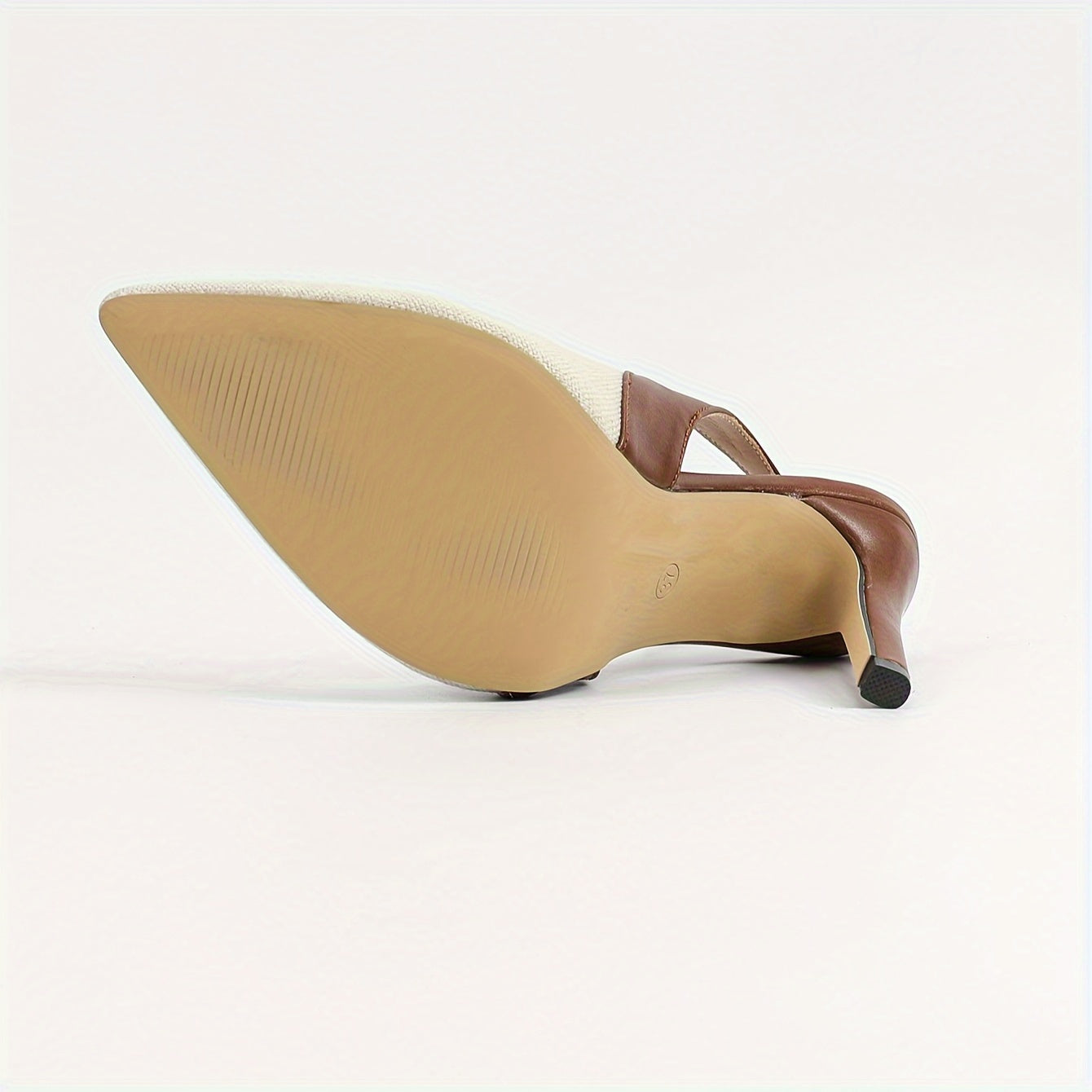 Amelia | Contrast Slingback Heels