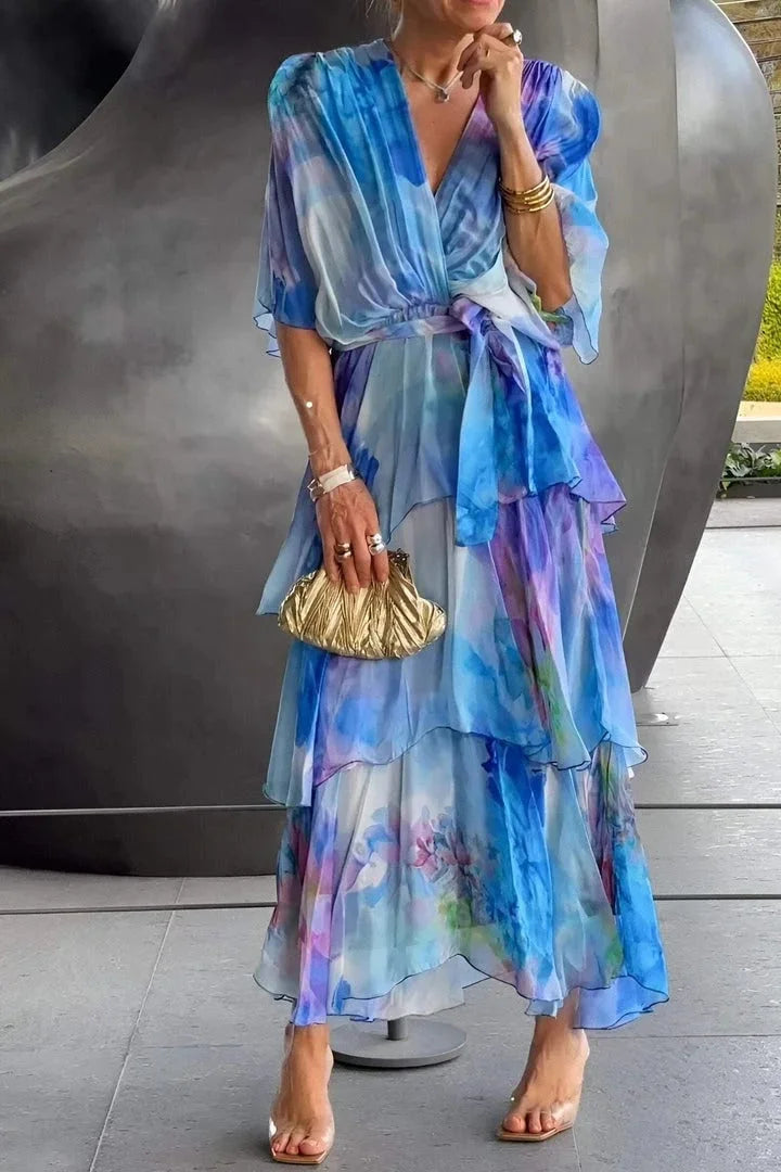 Genevieve | Chiffon Wrap Dress