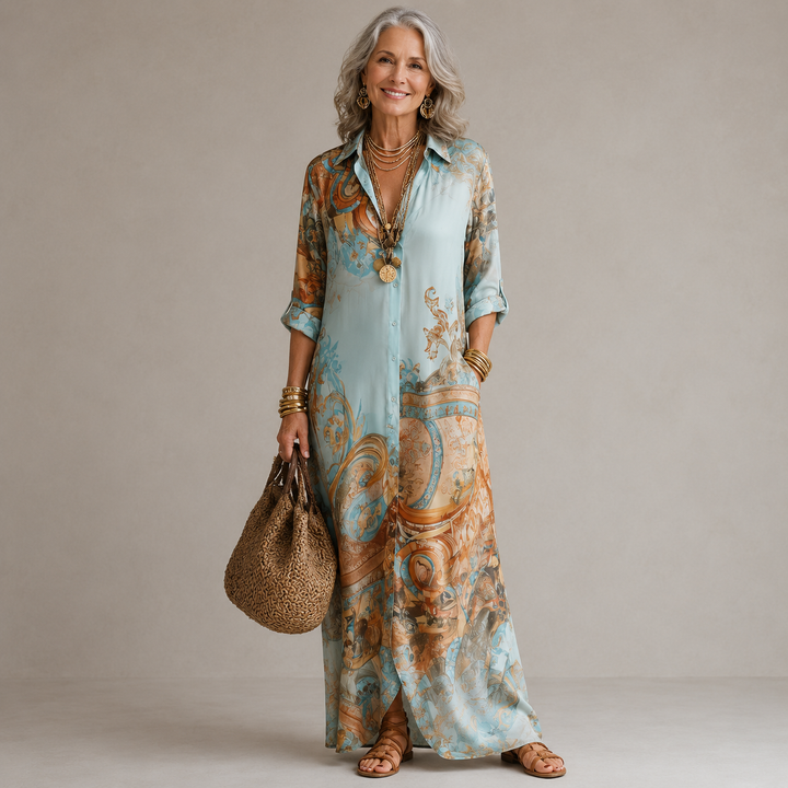 Audrey I Maxi Dress Print Luxury