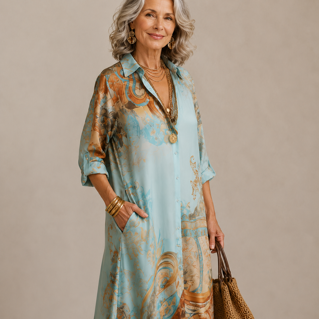 Audrey I Maxi Dress Print Luxury