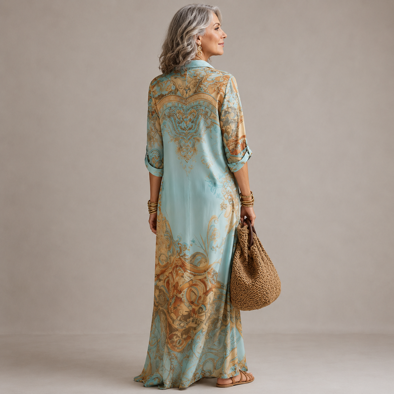 Audrey I Maxi Dress Print Luxury