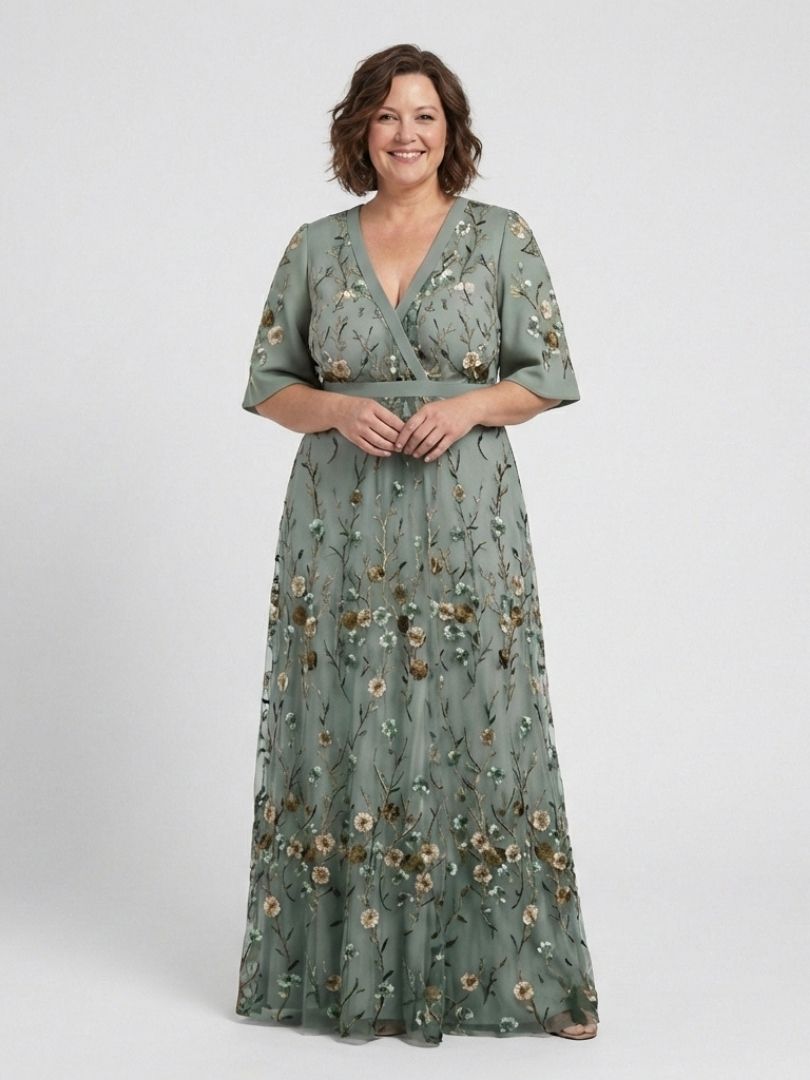 Daisy | Floral V Neck Maxi Dress