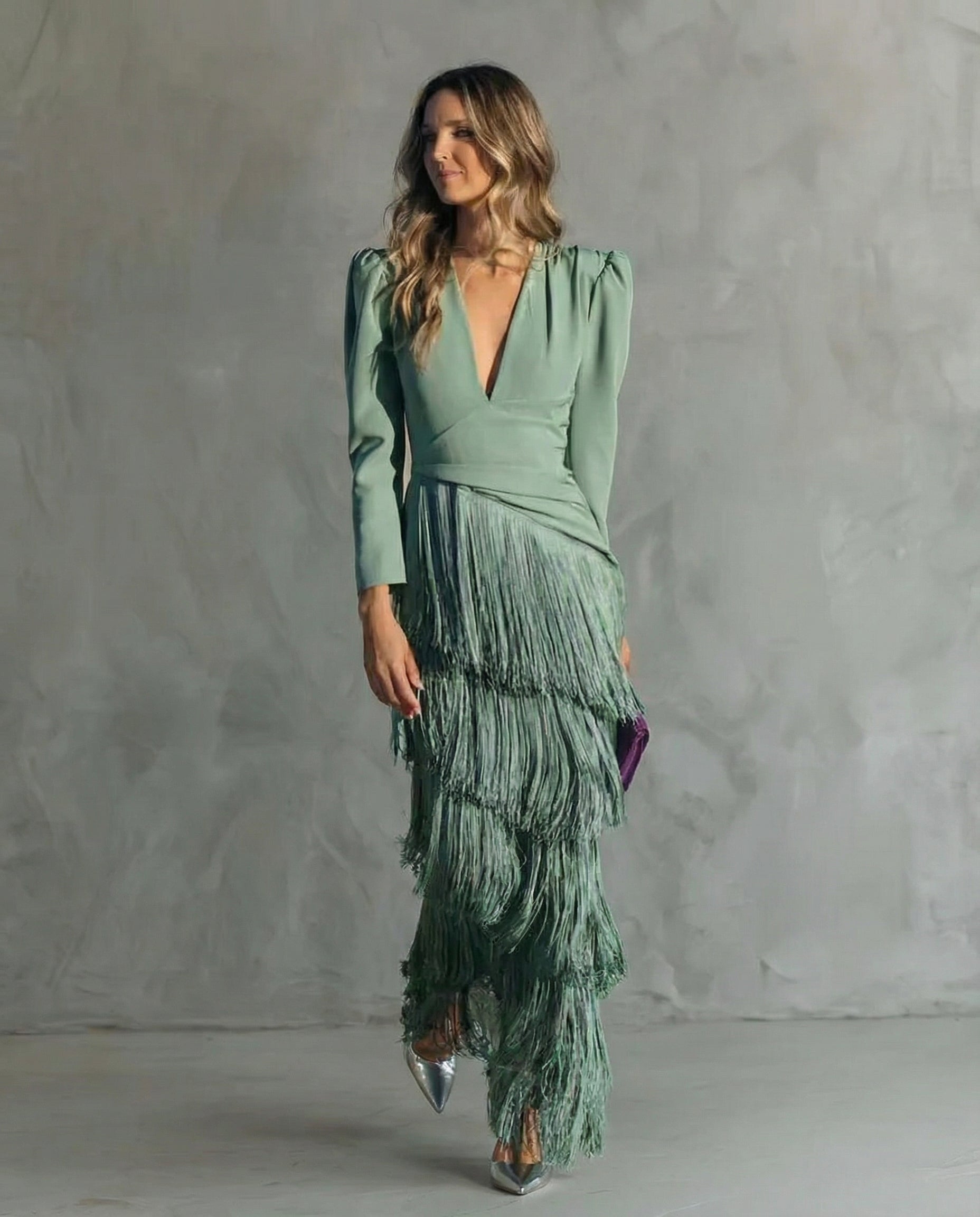 Nori | Elegant Tassel Dress