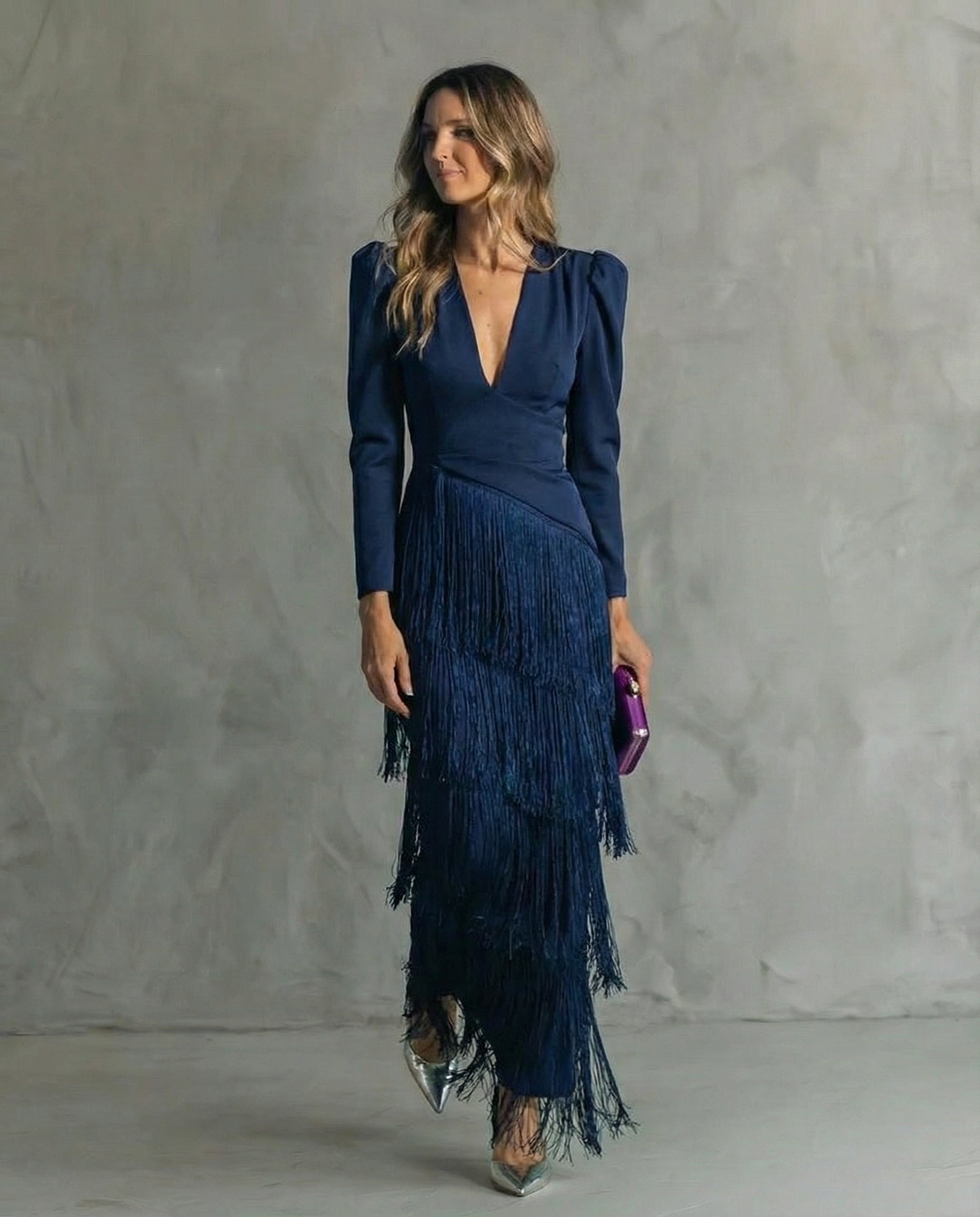 Nori | Elegant Tassel Dress