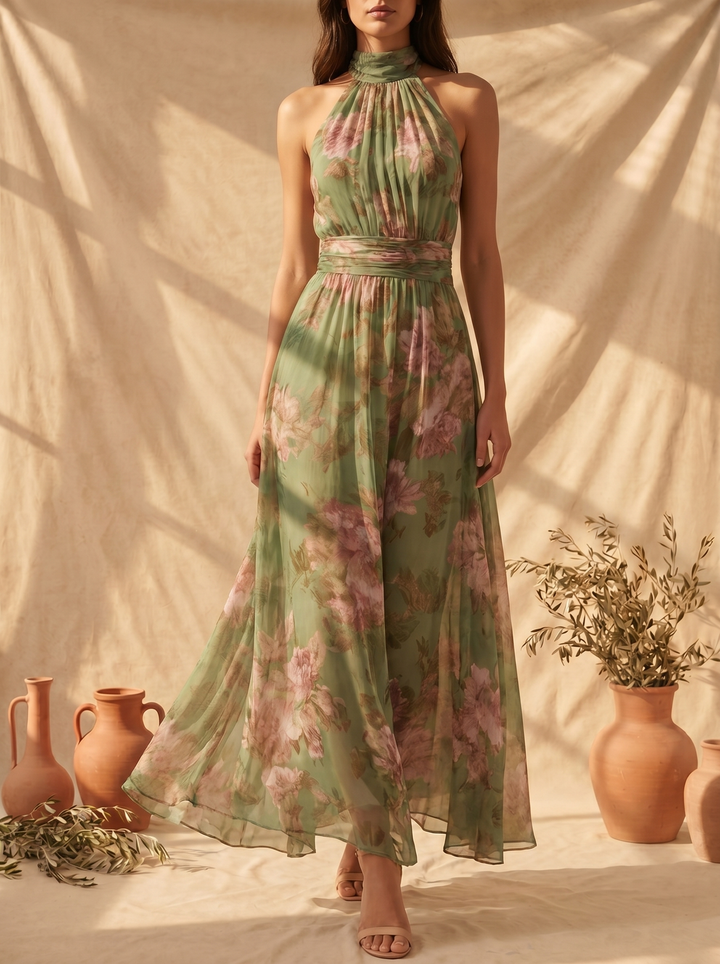 Kaela | Meadow Halter Maxi