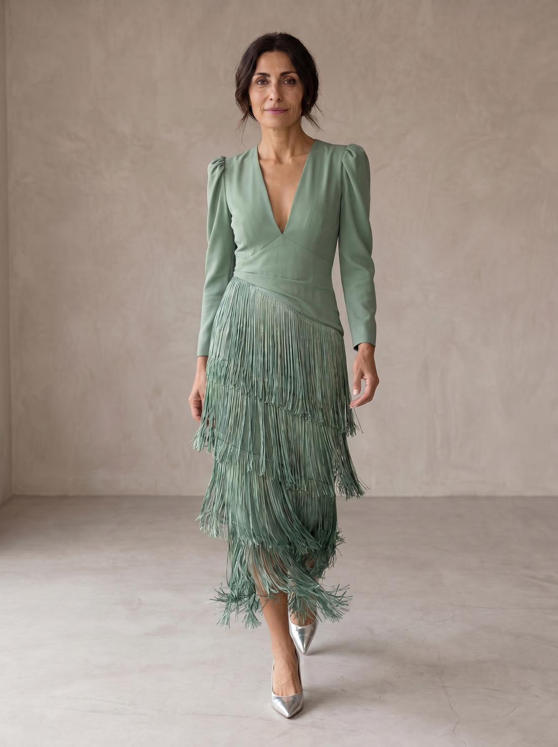 Nori | Elegant Tassel Dress