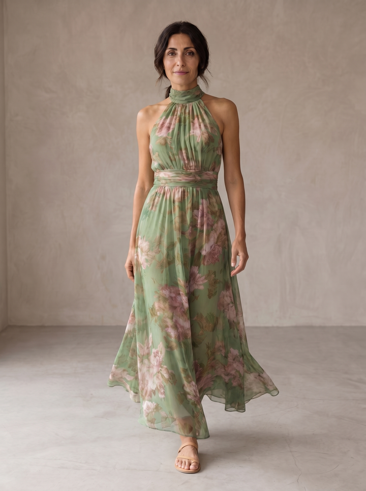 Kaela | Meadow Halter Maxi