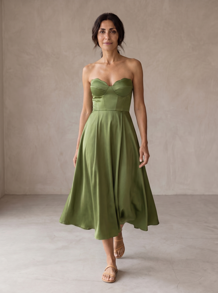 Elka | Sculpted Midi Dress