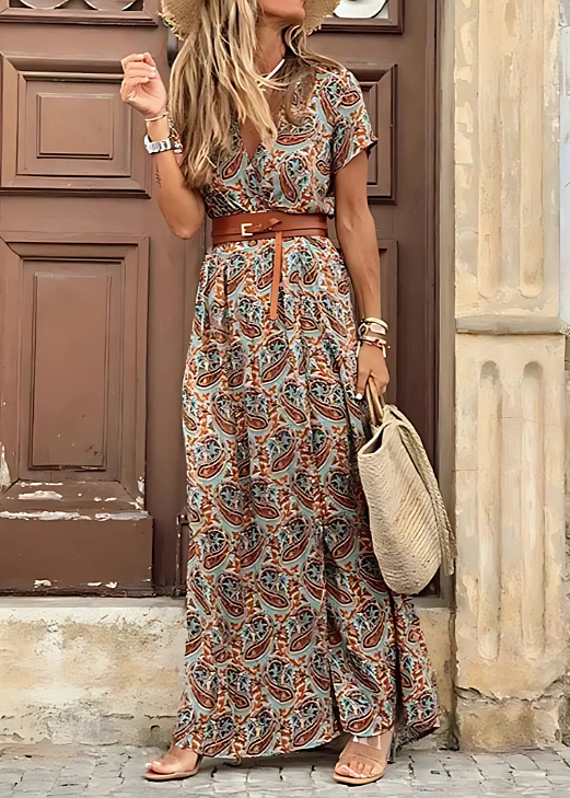 Rosaline | Bohemian Belted Dress