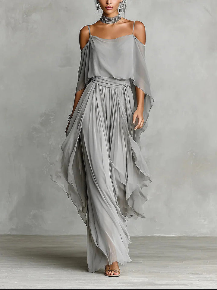 Isla | Chiffon Two-Piece Set