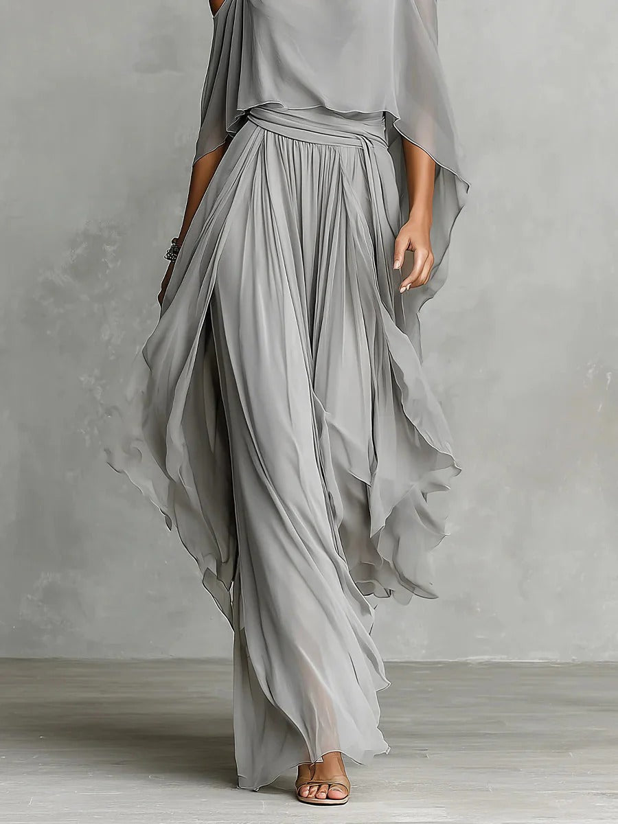Isla | Chiffon Two-Piece Set