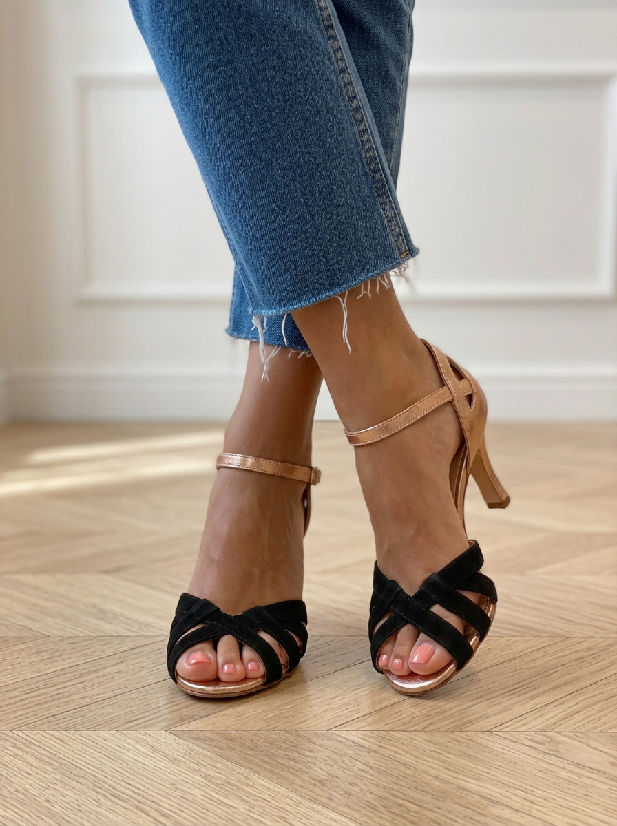Rosy | Comfort Heel Sandals