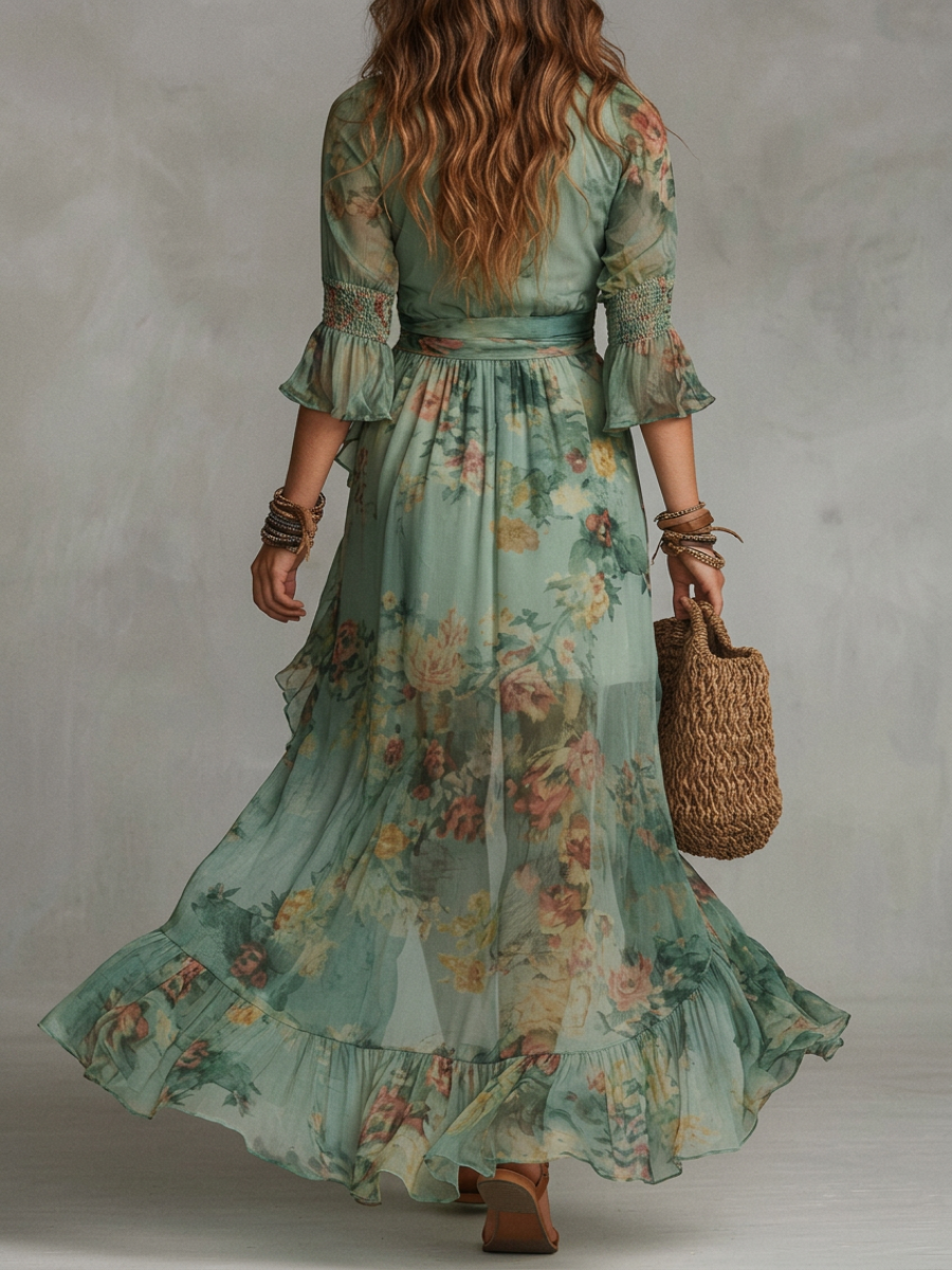 Solene | Ocean Bloom Maxi