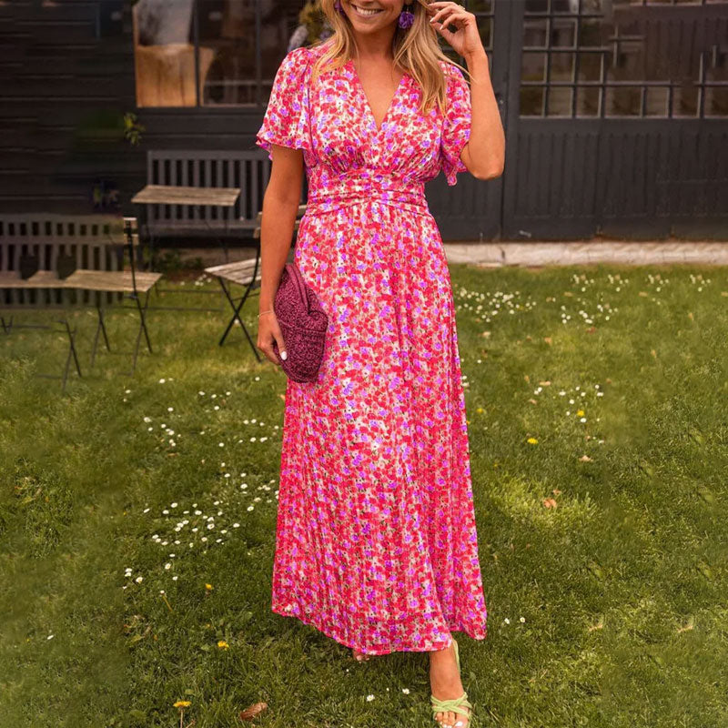 Lillian | Classic V-Neck Dress