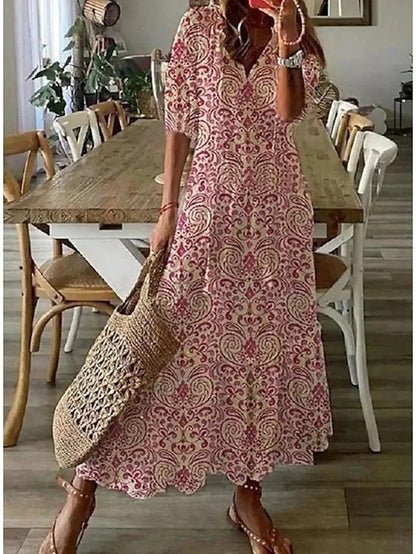 Odette | Bohemian Tassel Midi Dress