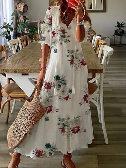 Cassie | Boho Tummy Coverage Dress