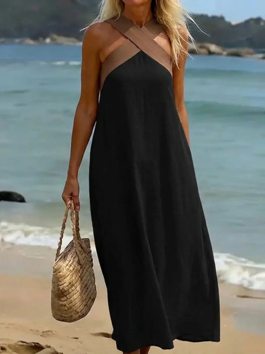 Nora | Wrap-Front Maxi Dress